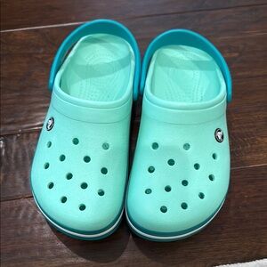 CROCS Mint Green Clogs